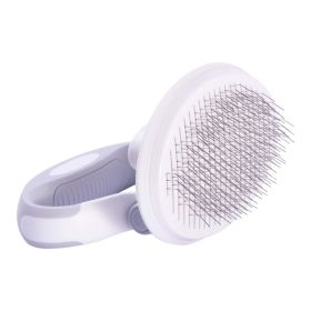 Pet Life Ã‚Â® 'Gyrater' Travel Self-Cleaning Swivel Grooming Slicker Pet Brush