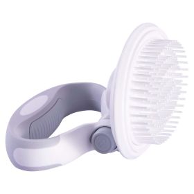 Pet Life Ã‚Â® 'Gyrater' Swivel Travel Soft Grooming Pet Pin Brush