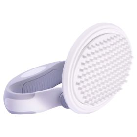 Pet Life Ã‚Â® 'Gyrater' Swivel Travel Silicone Massage Grooming Cat Brush