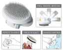 Pet Life Ã‚Â® 'Gyrater' Travel Self-Cleaning Swivel Grooming Slicker Pet Brush