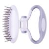 Pet Life Ã‚Â® 'Gyrater' Swivel Travel Dual-Rowed Grooming Undercoat Pet Rake