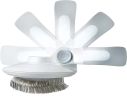 Pet Life Ã‚Â® 'Gyrater' Travel Self-Cleaning Swivel Grooming Slicker Pet Brush