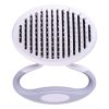 Pet Life Ã‚Â® 'Gyrater' Travel Self-Cleaning Swivel Grooming Pet Pin Brush