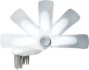 Pet Life Ã‚Â® 'Gyrater' Swivel Travel Dual-Rowed Grooming Undercoat Pet Rake