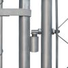 Outdoor Dog Kennel Galvanised Steel 72.8"x72.8"x39.4"