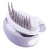 Pet Life Ã‚Â® 'Gyrater' Swivel Travel Dual-Rowed Grooming Undercoat Pet Rake