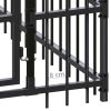 Outdoor Dog Kennel Steel 59.5 ftÃ‚Â²