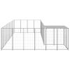 Dog Kennel Silver 143.3 ftÃ‚Â² Steel