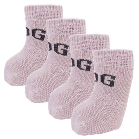 Pet Socks W/ Rubberized Soles (size: small)
