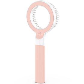 Pet Life Â® 'WAGNIFY' 360 Degree and Multi-Directional Modern Grooming Pet Rake Comb (Color: Pink)