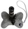 Pet Life Â® Fleece Dog Shaped Travel Waste Bag Dispenser with 2 Rolls