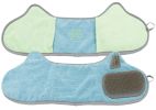 Pet Life Â® 'Bryer' 2-in-1 Hand-Inserted Microfiber Pet Grooming Towel and Brush