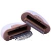 Pet Life Â® 'LYNX' 2-in-1 Travel Connecting Grooming Pet Comb and Deshedder