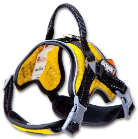 Dog Helios Â® 'Scorpion' Sporty High-Performance Free-Range Dog Harness (Color: Yellow)