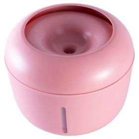 Pet Life Â® 'Moda-Pure' Ultra-Quiet Filtered Dog and Cat Fountain Waterer (Color: Pink)