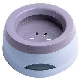 Pet Life Â® 'Hydrain' Anti-Spill Water and Food Pet Bowl (Color: Blue)