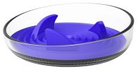 Pet Life Â® 'Cirlicue' Shark Fin Shaped Modern Slow Feeding Pet Bowl