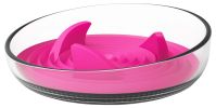 Pet Life Â® 'Cirlicue' Shark Fin Shaped Modern Slow Feeding Pet Bowl
