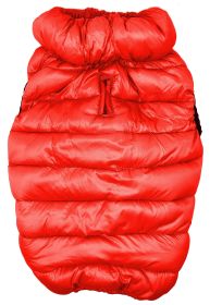 Pet Life Â® 'Pursuit' Quilted Ultra-Plush Thermal Dog Jacket (Color: Red)