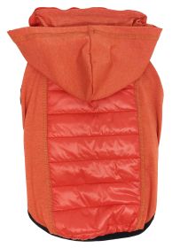 Pet Life Â® 'Apex' Lightweight Hybrid 4-Season Stretch and Quick-Dry Dog Coat w/ Pop out Hood (Color: Red)