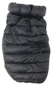 Pet Life Â® 'Pursuit' Quilted Ultra-Plush Thermal Dog Jacket (Color: Black)