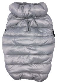 Pet Life Â® 'Pursuit' Quilted Ultra-Plush Thermal Dog Jacket (Color: Grey)
