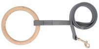 Pet Life Â® 'Ever-Craft' Boutique Series Beechwood and Leather Designer Dog Leash