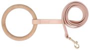 Pet Life Â® 'Ever-Craft' Boutique Series Beechwood and Leather Designer Dog Leash