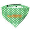 Touchdog Â® 'Bad-to-the-Bone' Polka Patterned Fashionable Velcro Bandana