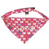 Touchdog Â® 'Bad-to-the-Bone' Elephant Patterned Fashionable Velcro Bandana