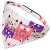 Touchdog Â® 'Head-Popper' Fashion Designer Printed Velcro Dog Bandana