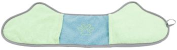 Pet Life Â® 'Bryer' 2-in-1 Hand-Inserted Microfiber Pet Grooming Towel and Brush