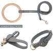Pet Life Â® 'Ever-Craft' Boutique Series Beechwood and Leather Designer Dog Leash