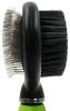 Pet Life Â® Flex Series 2-in-1 Dual-Sided Slicker and Bristle Grooming Pet Brush