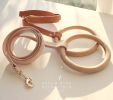 Pet Life Â® 'Ever-Craft' Boutique Series Beechwood and Leather Designer Dog Leash