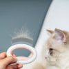 Pet Life Â® 'Knuckler' Handheld Travel Flexible Grooming Pet Rake Comb