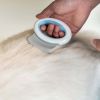 Pet Life Â® 'Knuckler' Handheld Travel Flexible Grooming Pet Rake Comb