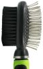 Pet Life Â® Flex Series 2-in-1 Dual-Sided Pin and Bristle Grooming Pet Brush