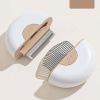 Pet Life Â® 'LYNX' 2-in-1 Travel Connecting Grooming Pet Comb and Deshedder