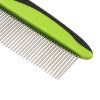 Pet Life Â® Grip Ease' Wide and Narrow Tooth Grooming Pet Comb