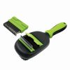 Pet Life Â® 'Conversion' 5-in-1 Interchangeable Dematting and Deshedding Bristle Pin and Massage Grooming Pet Comb