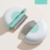 Pet Life Â® 'LYNX' 2-in-1 Travel Connecting Grooming Pet Comb and Deshedder